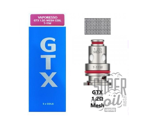 Сменный испаритель Vaporesso GTX 1.2 Ом Mesh Coil - оригинал