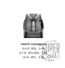 Картридж Voopoo VMATE Cartridge V4- оригинал